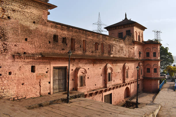 View From Back Of Gohar Mahal, An Islamic Architecture, Mahal Was Built In A Successful Manner By Qudisiya Begum In 1820 On The Banks Of The Upper Lake In Bhopal, Madhya Pradesh, India.