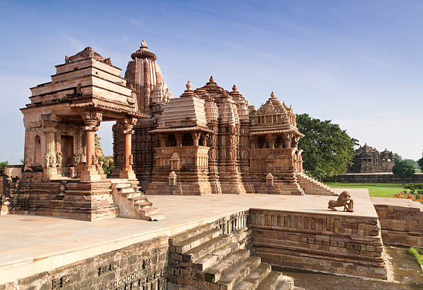 Khajuraho: Kandariya Mahadev Temple. Part Of The Western Group Of Temples In Khajuraho, India.